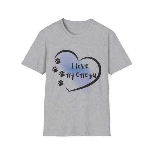 I Love My Omega T-Shirt -- Pup Life Design