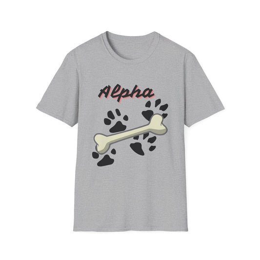 Alpha Pup Paw & Bone T-Shirt — Pup Life Design