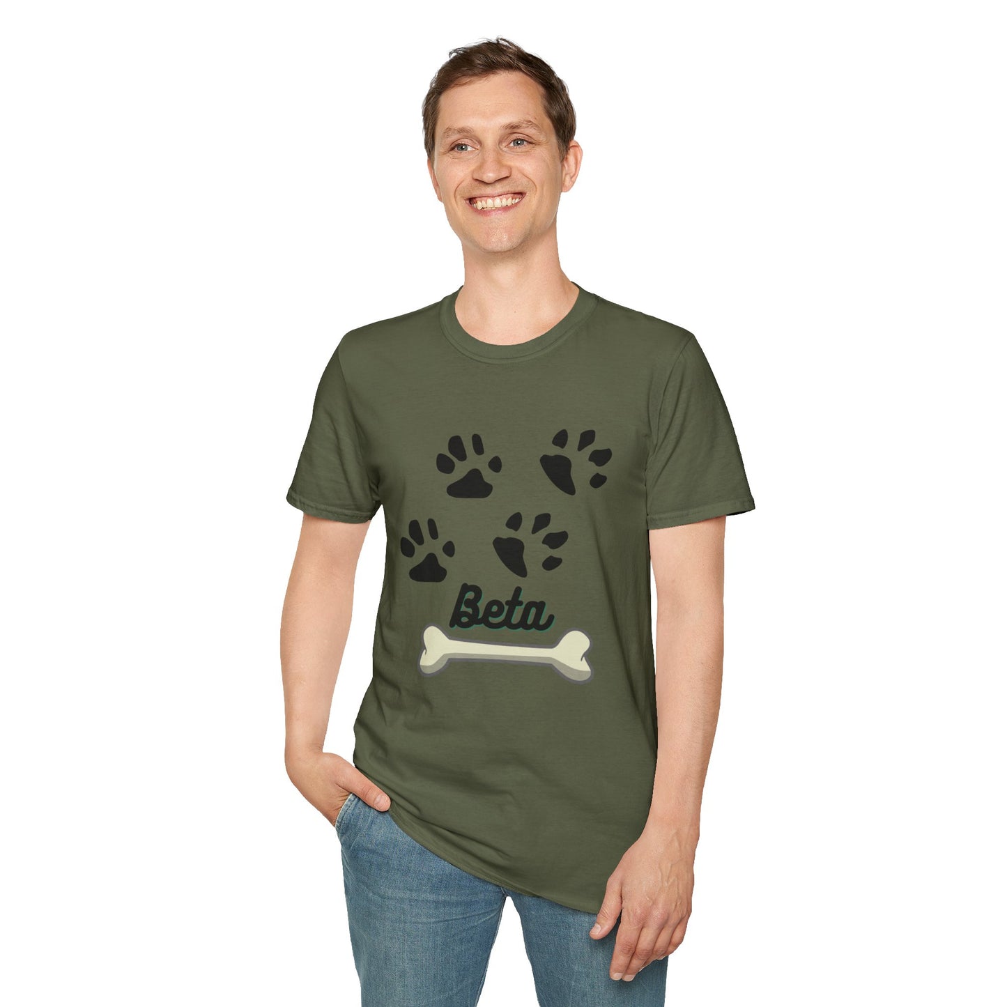Pup Paw Bone 'Beta' T-Shirt — Pup Life Design