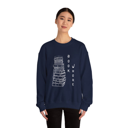 Book Whore Crewneck Sweatshirt Crewneck