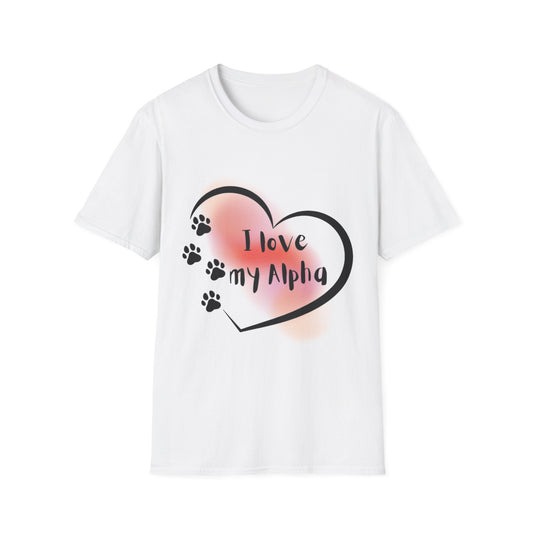 I Love My Alpha Dog T-Shirt — Pup Life Design