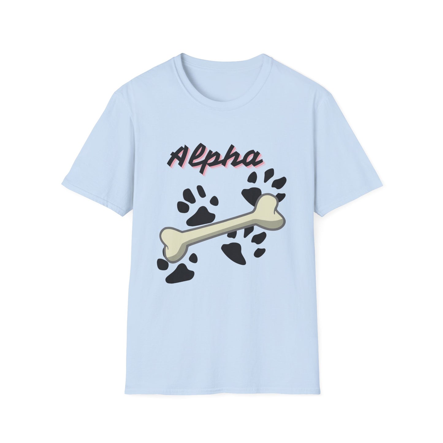 Alpha Pup Paw & Bone T-Shirt — Pup Life Design