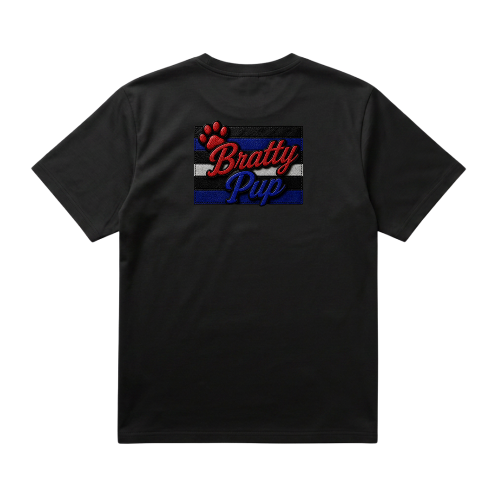 Bratty Pup Leather Pride Tee