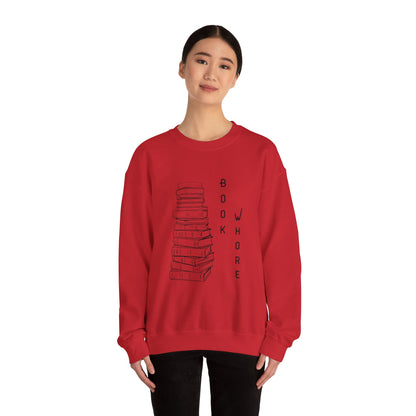 Book Whore Crewneck Sweatshirt Crewneck