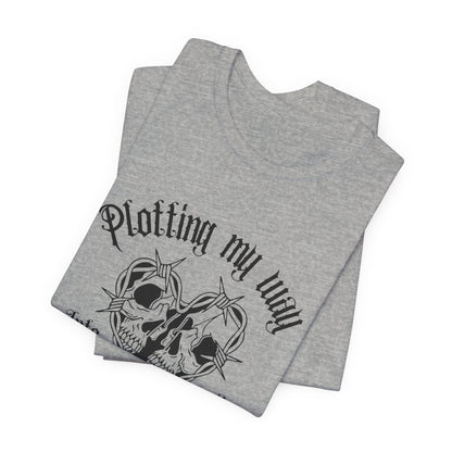 Plotting My Way Into A Villains Heart Graphic T‑Shirt