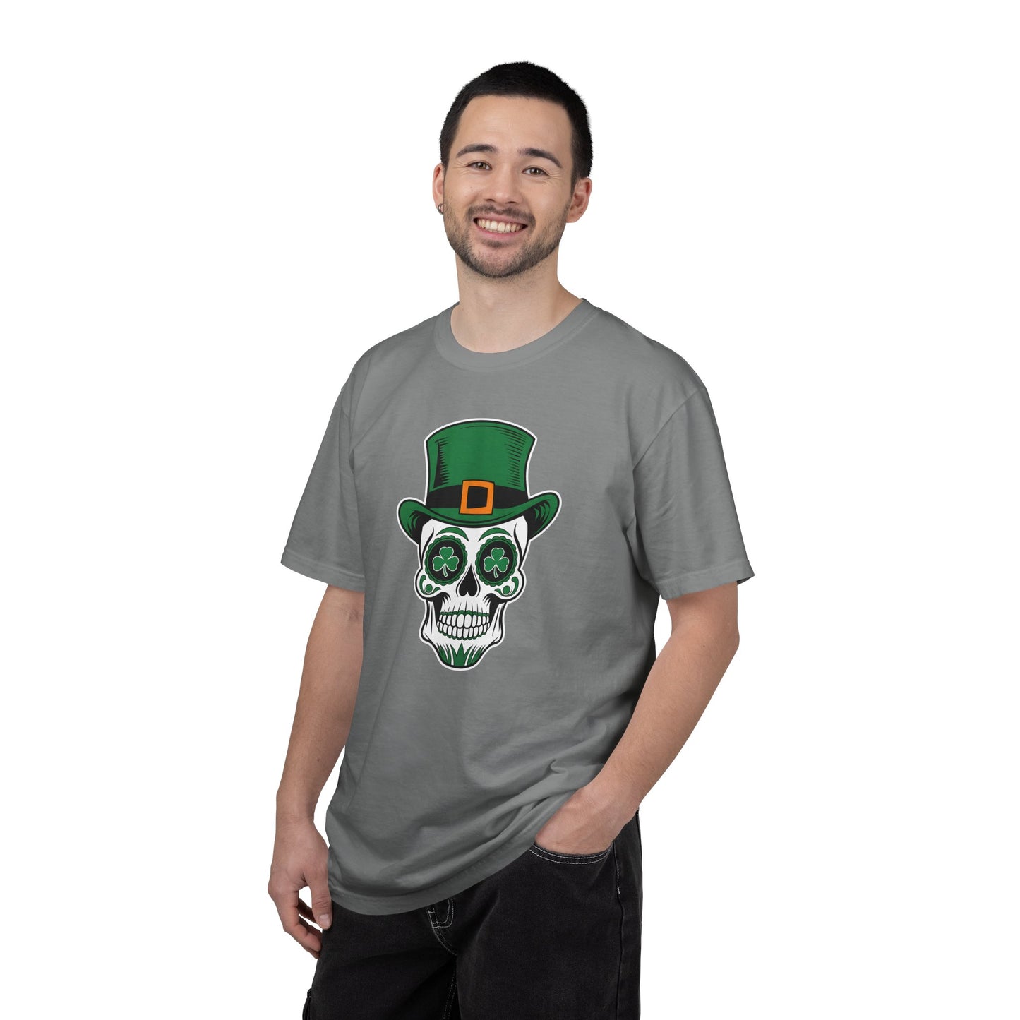 St. Patrick’s Day Leprechaun Skull T-Shirt