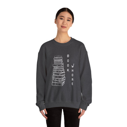 Book Whore Crewneck Sweatshirt Crewneck