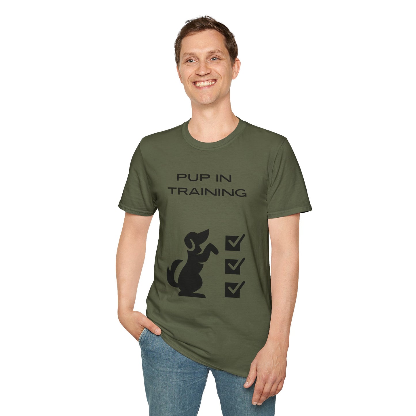 Pup in Training T-Shirt — Pup Life Design