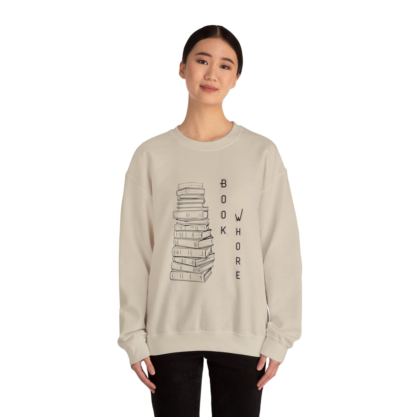 Book Whore Crewneck Sweatshirt Crewneck