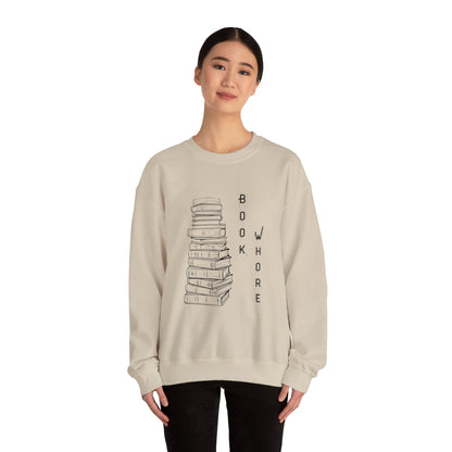 Book Whore Crewneck Sweatshirt Crewneck