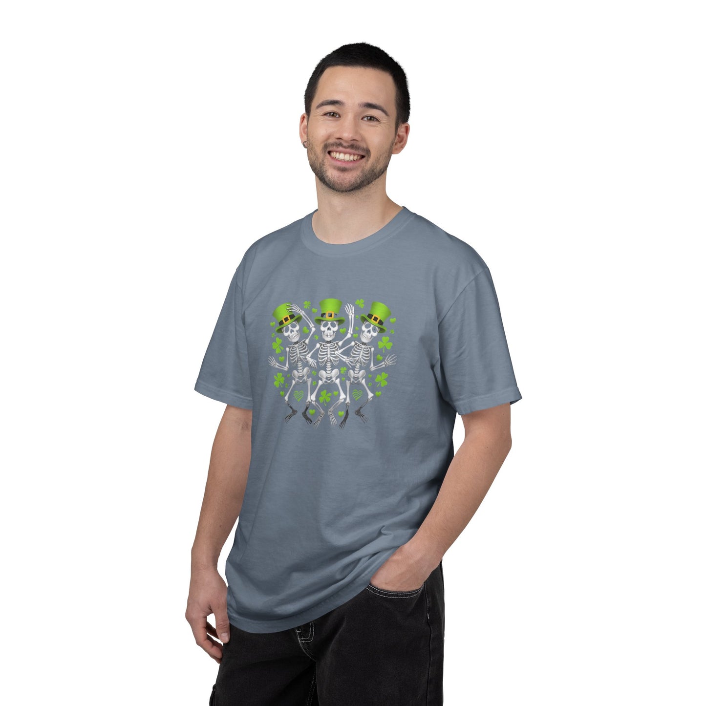 St. Patrick's Day Dancing Skeletons T-Shirt
