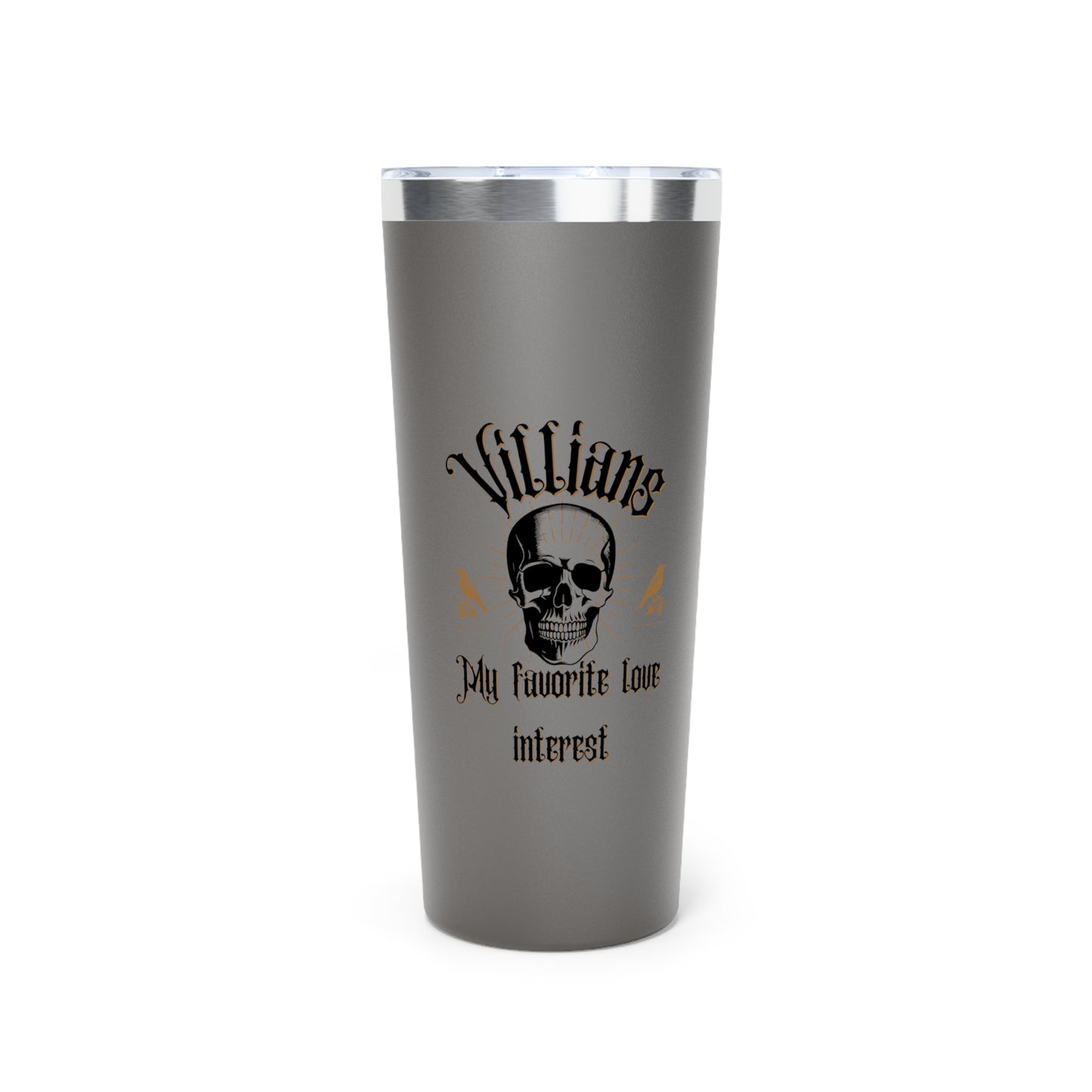 Villians My Favorite Love Interest 22oz Black Insulated Tumbler