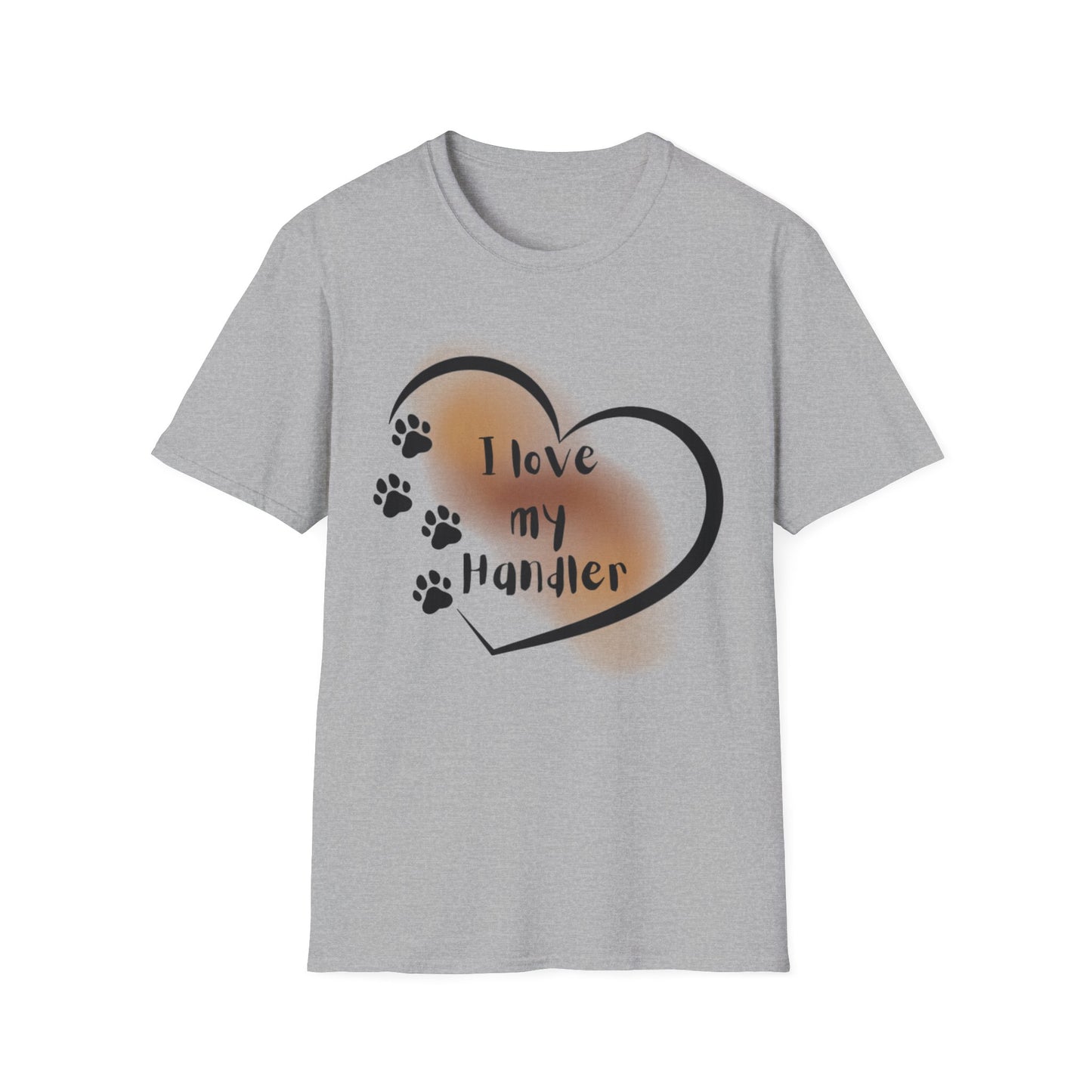 I Love My Handler T-Shirt — Pup Life Design