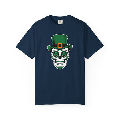 St. Patrick’s Day Leprechaun Skull T-Shirt