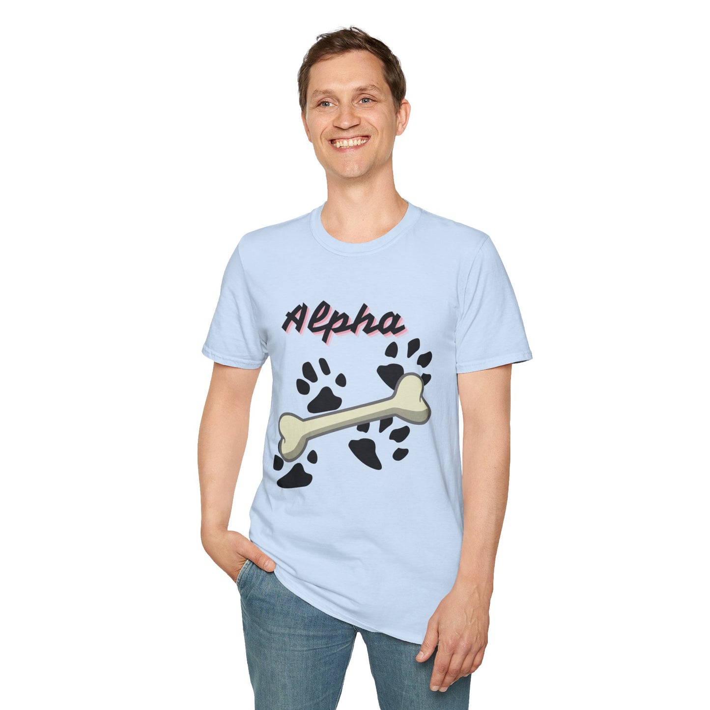 Alpha Pup Paw & Bone T-Shirt — Pup Life Design