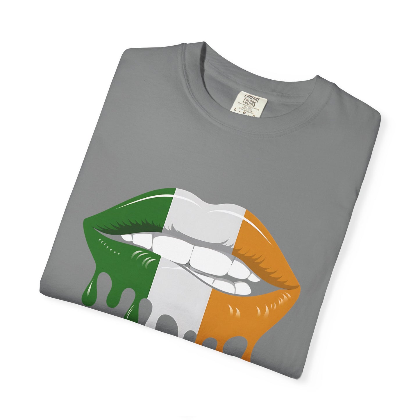 Irish Flag Drip Lips T-Shirt