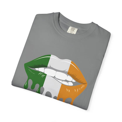 Irish Flag Drip Lips T-Shirt