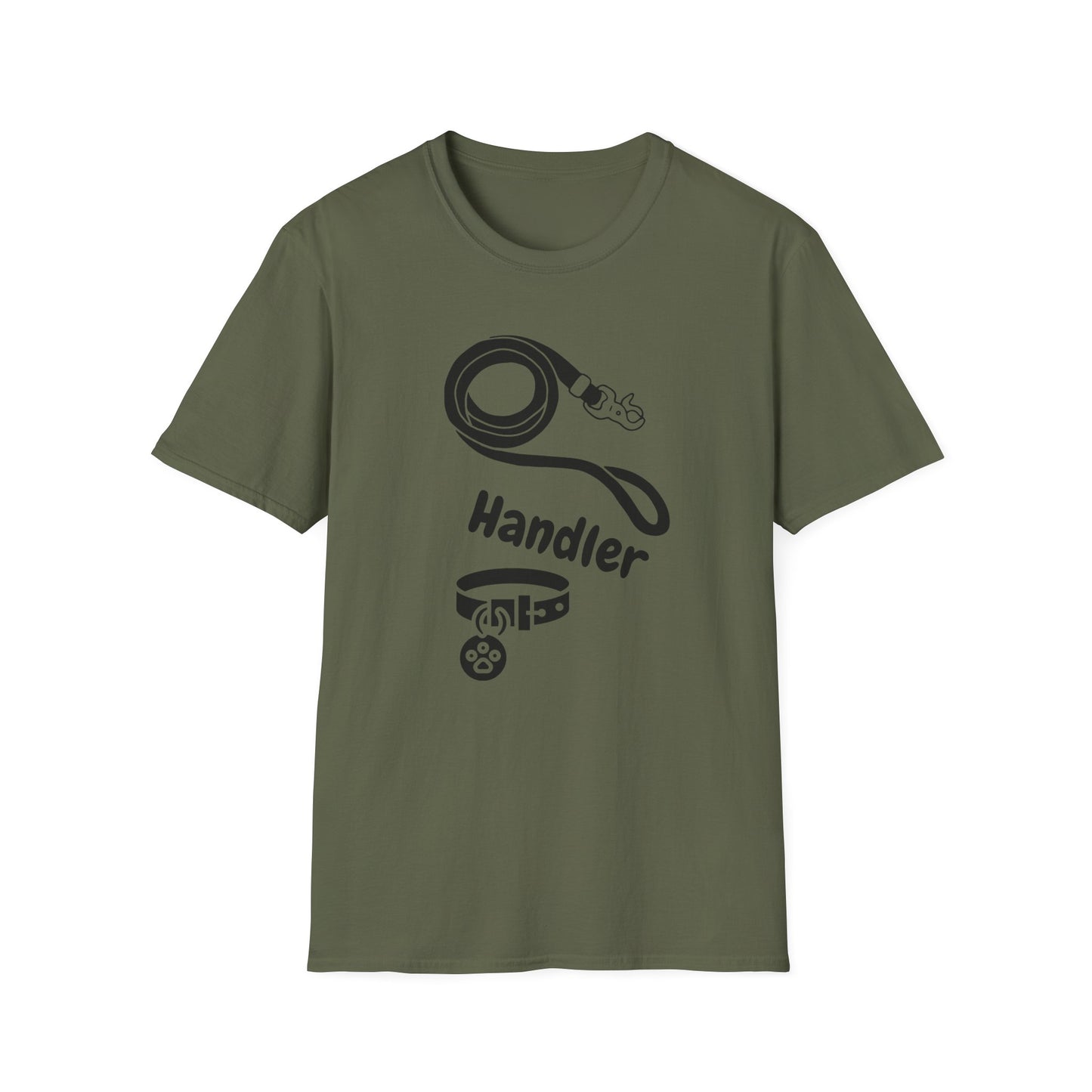 Handler Pup Leash T-Shirt — Pup Life Design