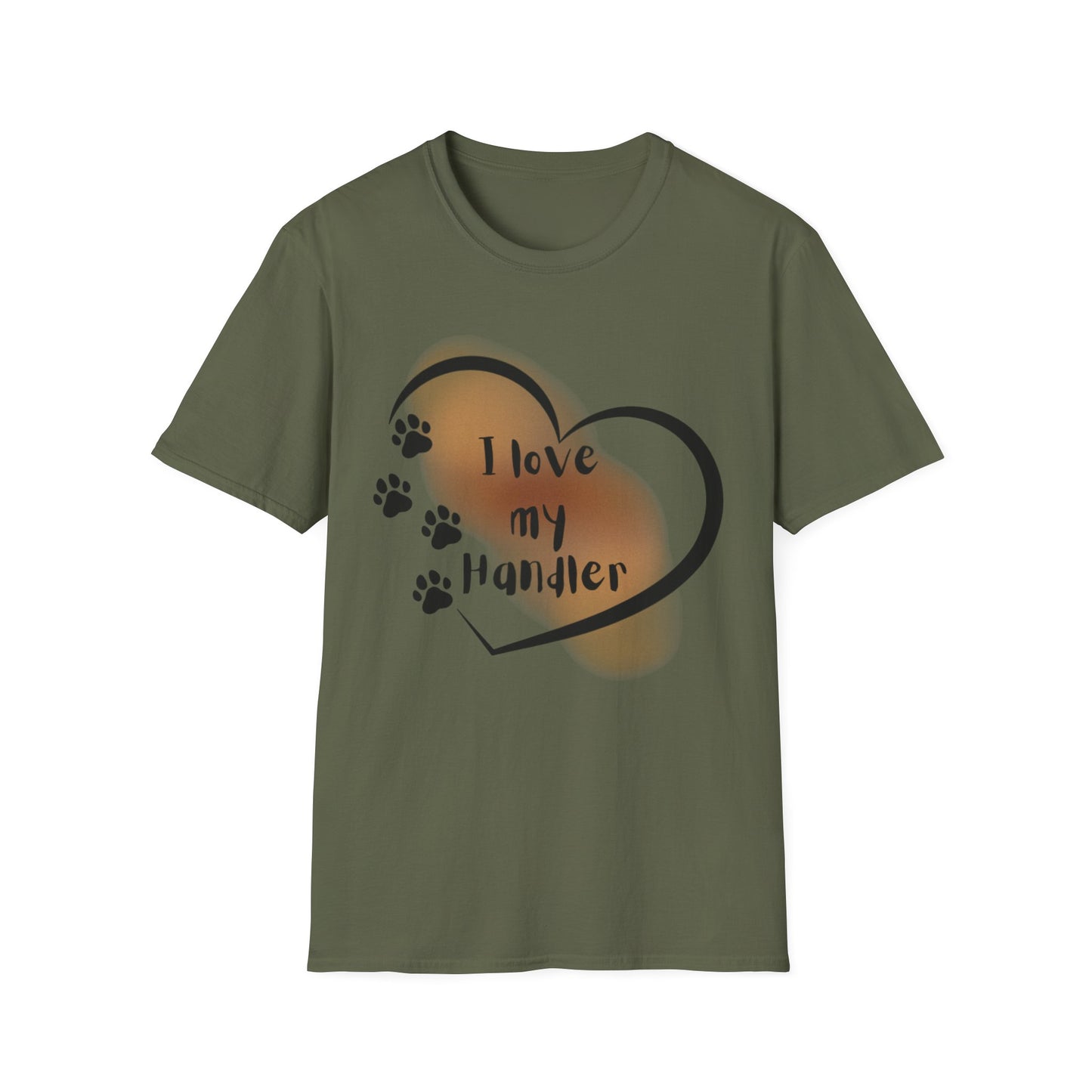 I Love My Handler T-Shirt — Pup Life Design