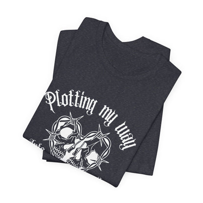 Plotting My Way Into A Villains Heart Graphic T‑Shirt