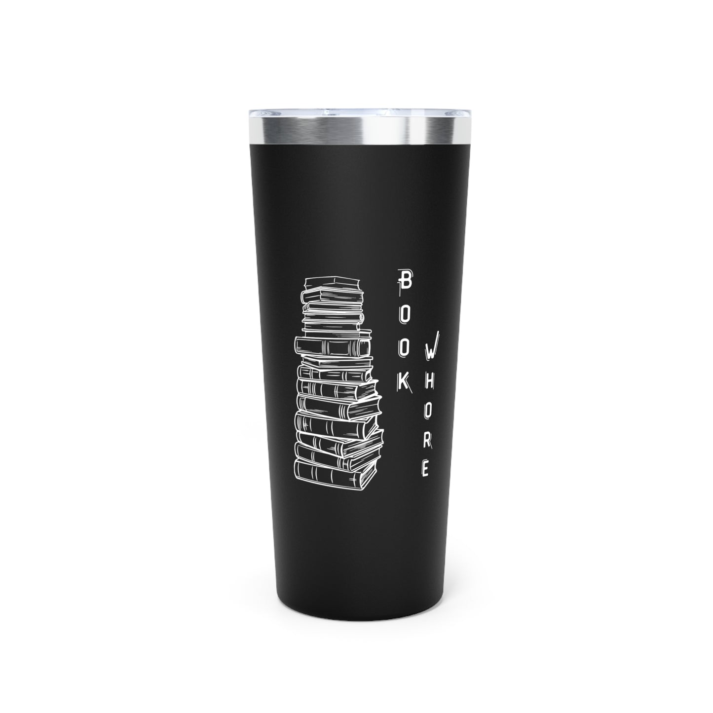 Book Whore 22oz Black Insulated Tumbler