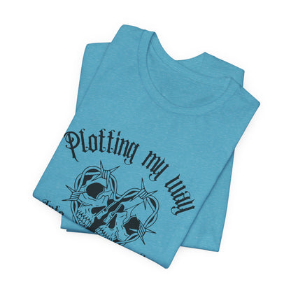 Plotting My Way Into A Villains Heart Graphic T‑Shirt