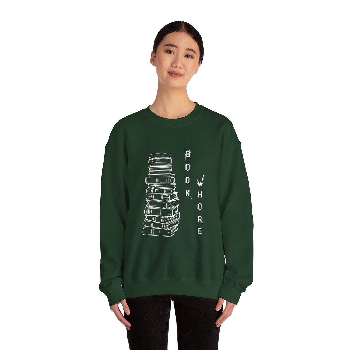 Book Whore Crewneck Sweatshirt Crewneck