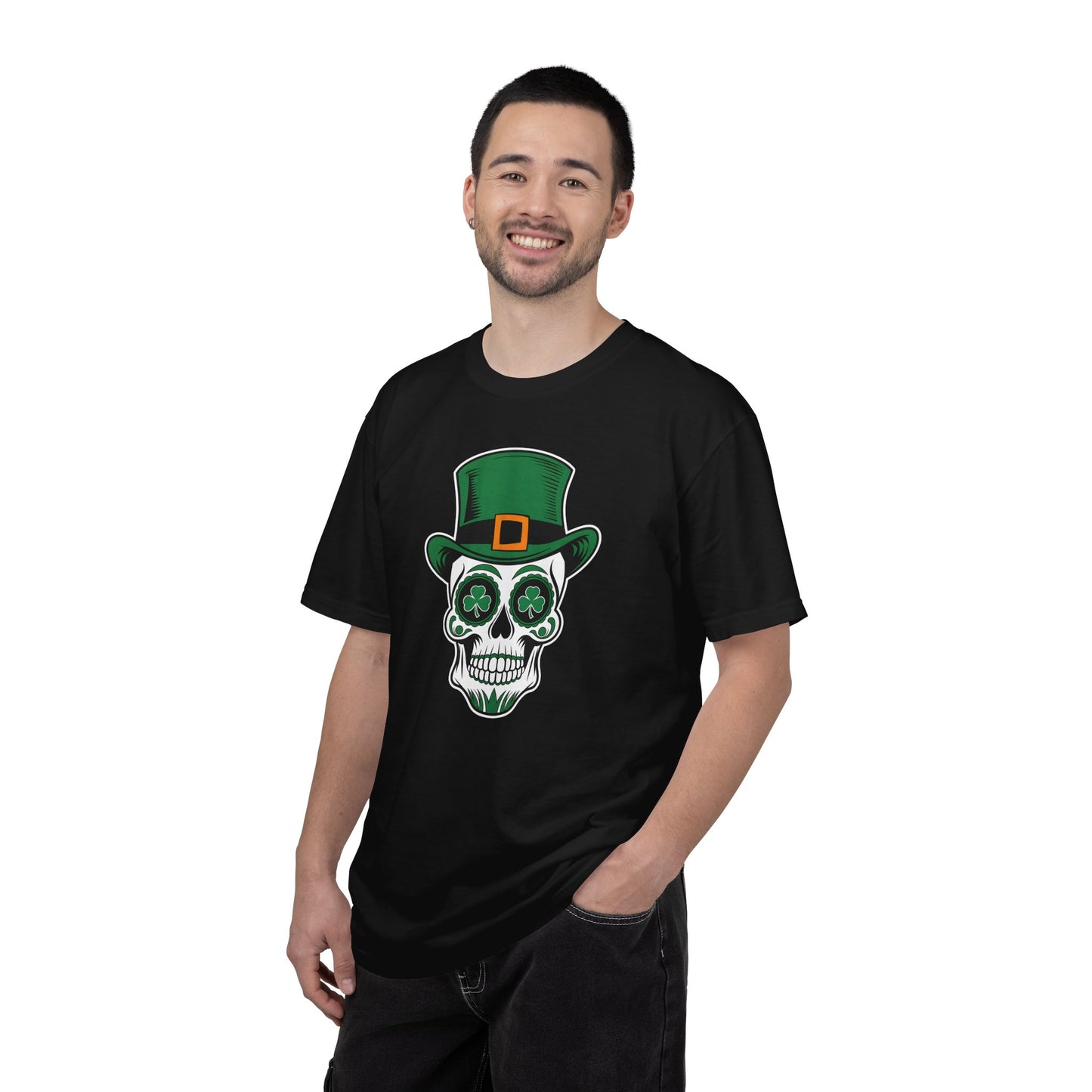 St. Patrick’s Day Leprechaun Skull T-Shirt