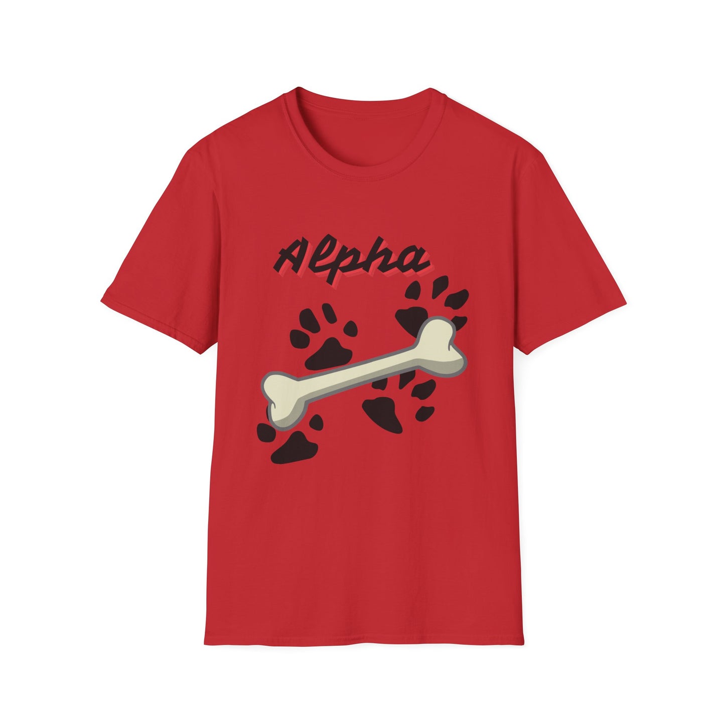 Alpha Pup Paw & Bone T-Shirt — Pup Life Design