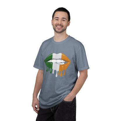 Irish Flag Drip Lips T-Shirt