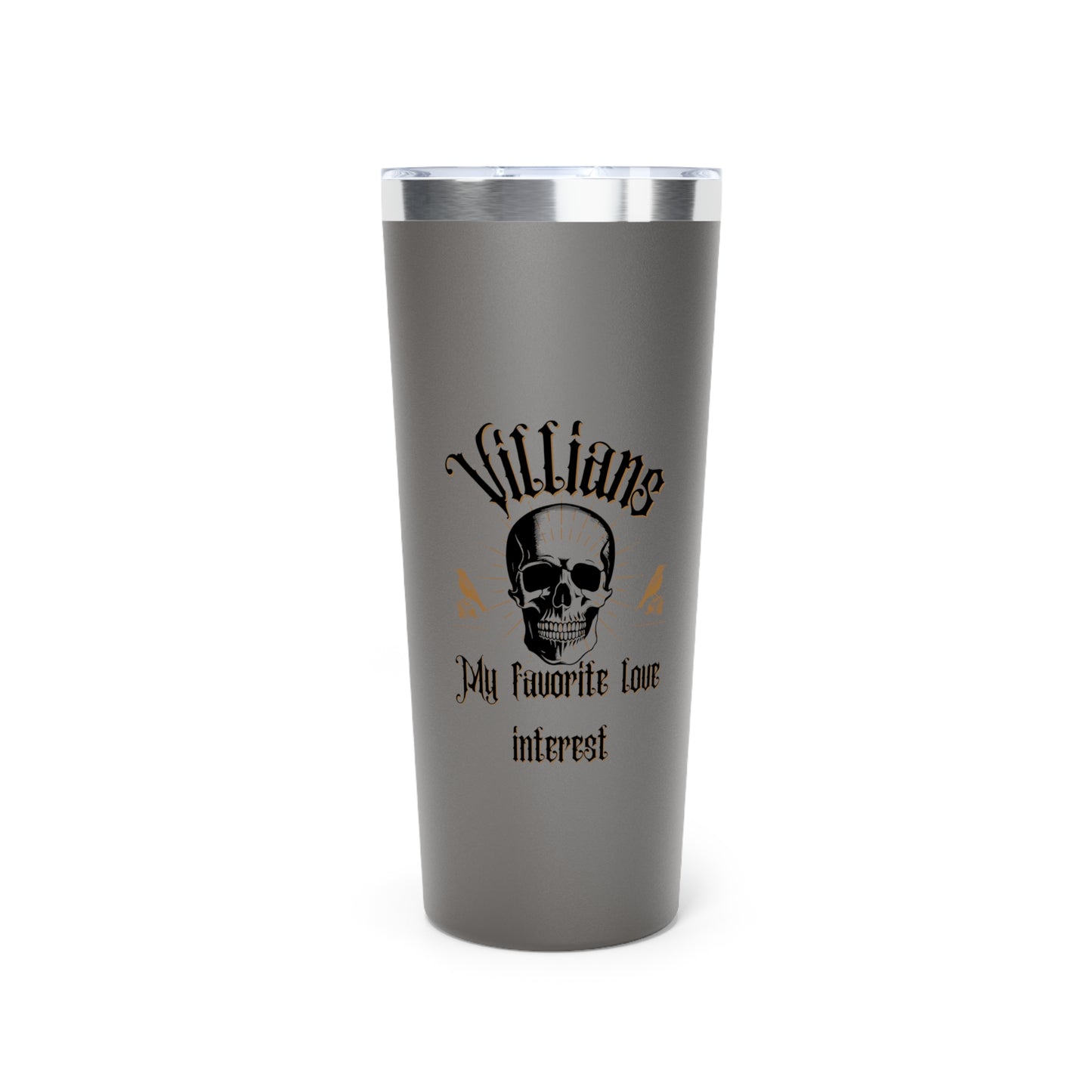 Villians My Favorite Love Interest 22oz Black Insulated Tumbler