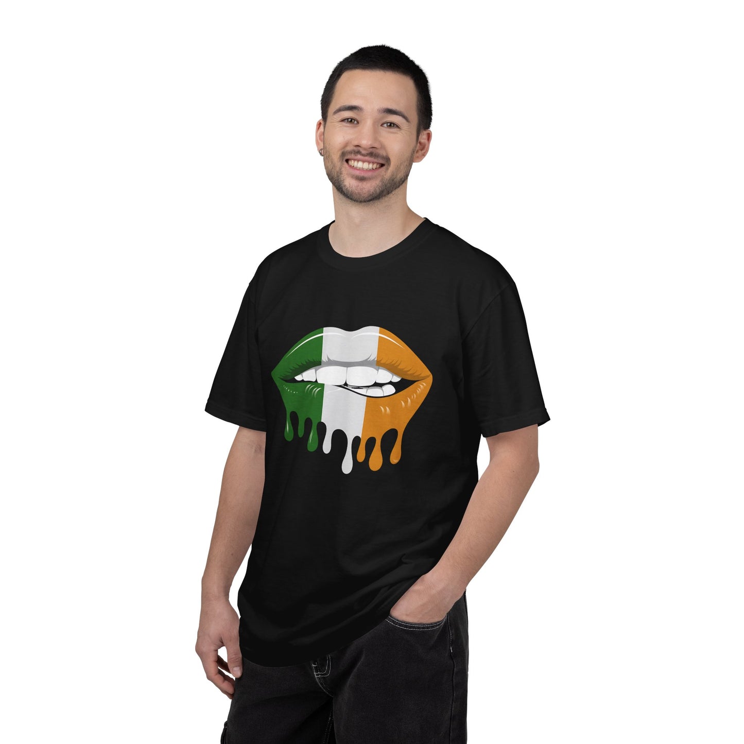 Irish Flag Drip Lips T-Shirt