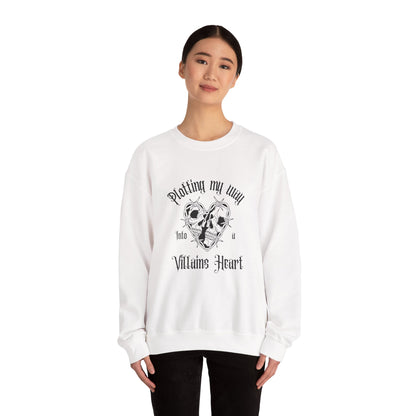 Plotting My Way Into a Villain's Heart Crewneck Sweatshirt