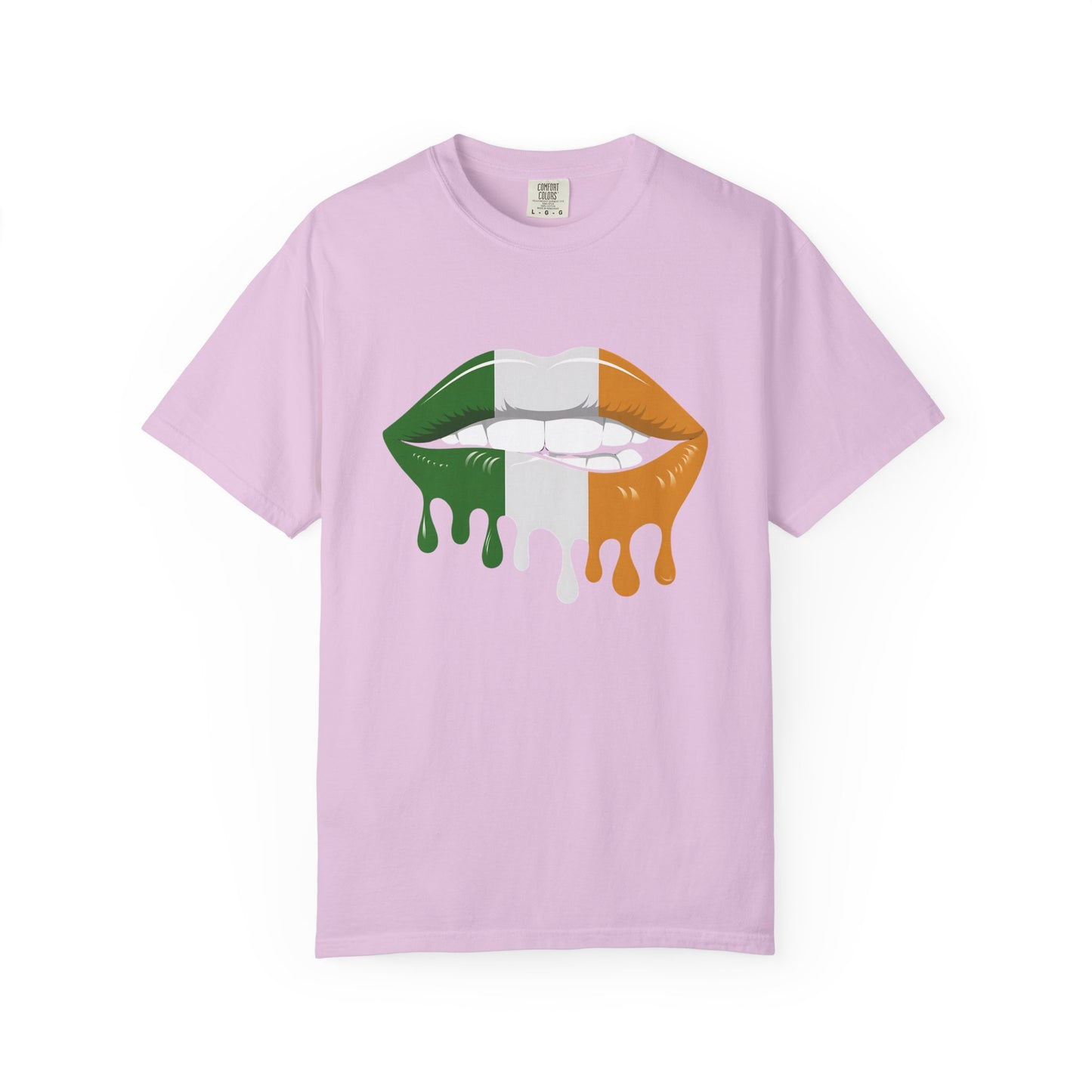 Irish Flag Drip Lips T-Shirt