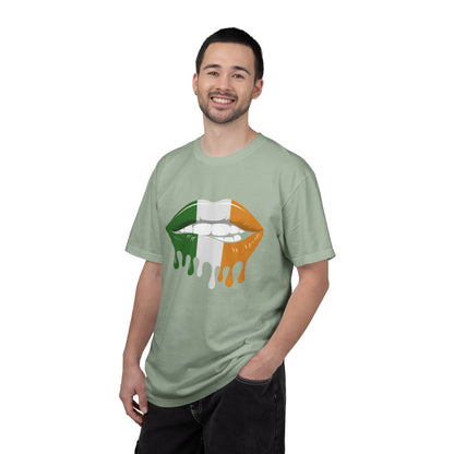 Irish Flag Drip Lips T-Shirt