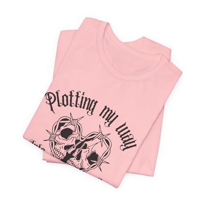 Plotting My Way Into A Villains Heart Graphic T‑Shirt