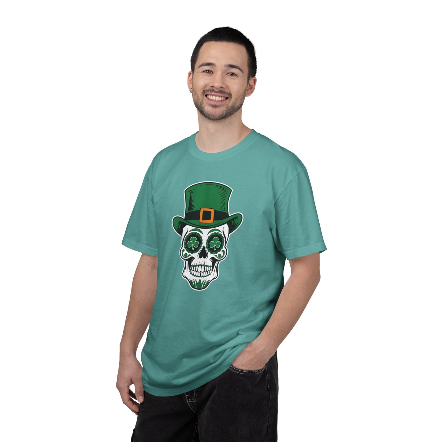 St. Patrick’s Day Leprechaun Skull T-Shirt