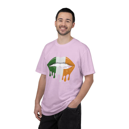 Irish Flag Drip Lips T-Shirt