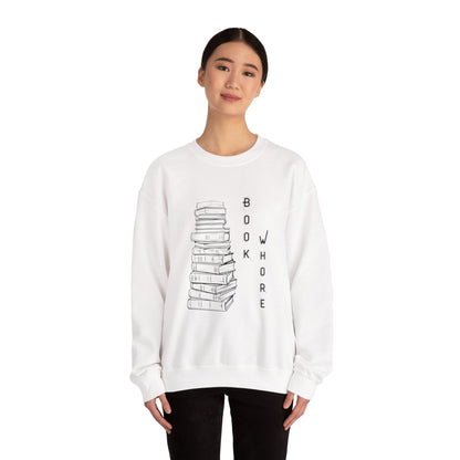 Book Whore Crewneck Sweatshirt Crewneck