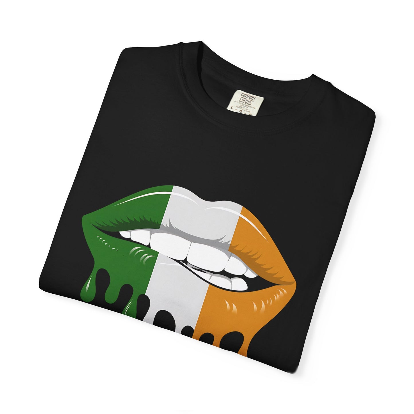 Irish Flag Drip Lips T-Shirt