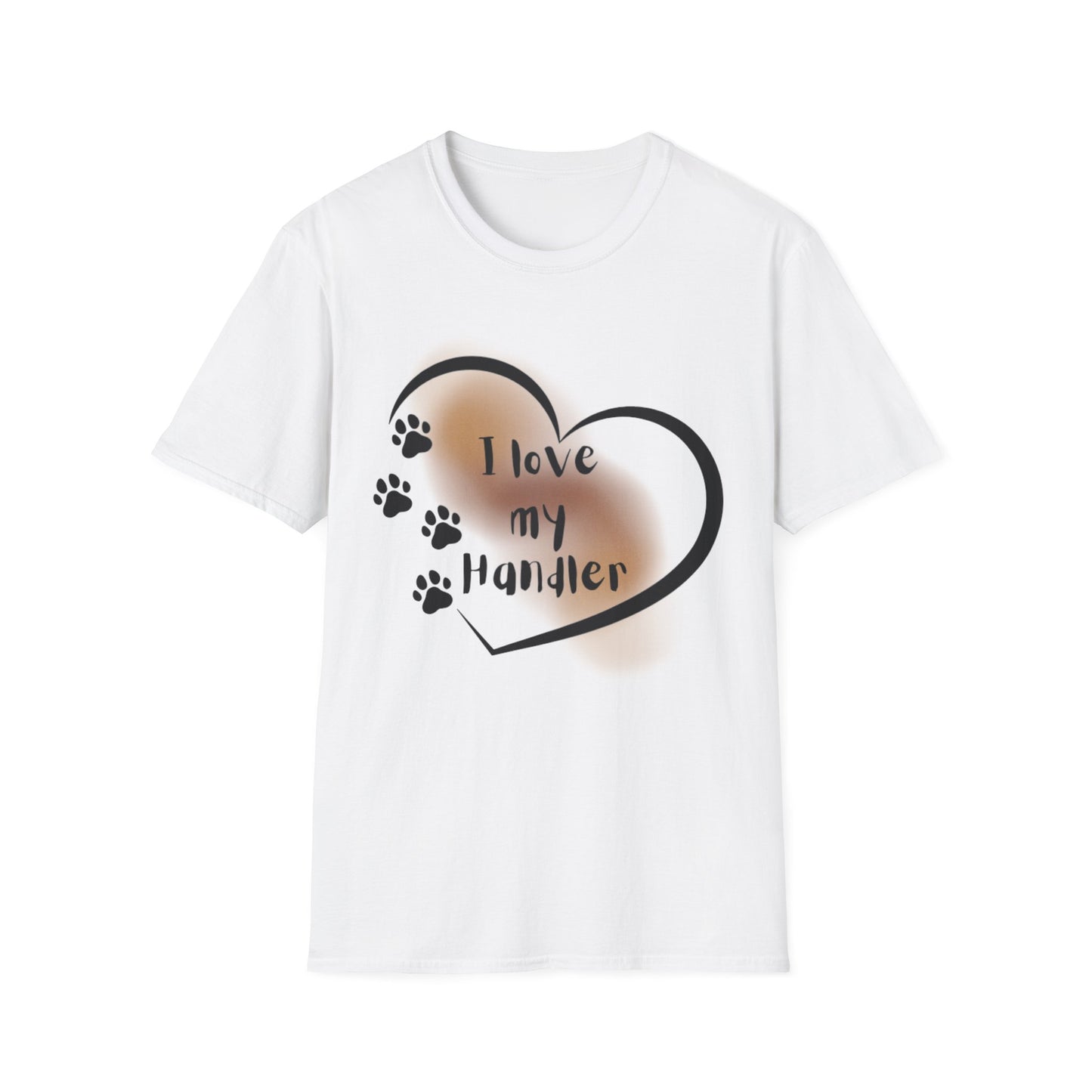 I Love My Handler T-Shirt — Pup Life Design