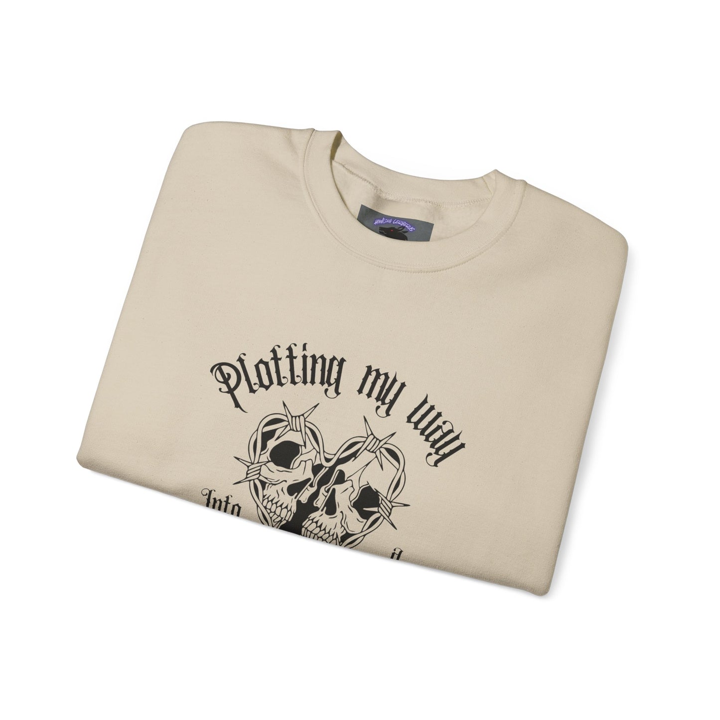 Plotting My Way Into a Villain's Heart Crewneck Sweatshirt