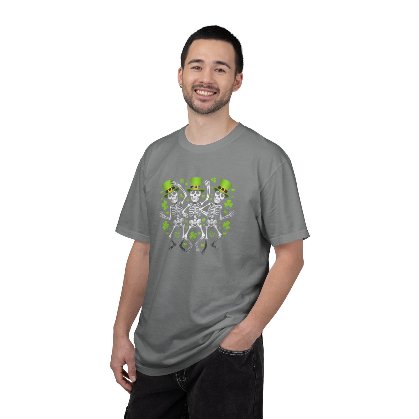 St. Patrick's Day Dancing Skeletons T-Shirt