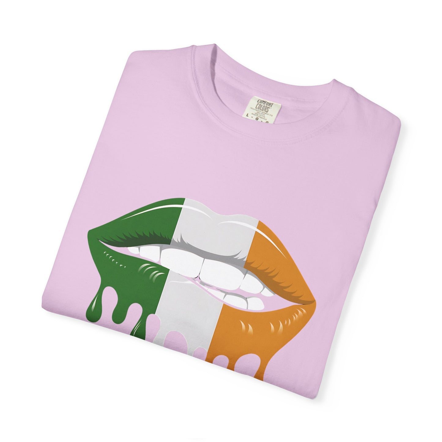 Irish Flag Drip Lips T-Shirt