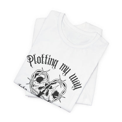 Plotting My Way Into A Villains Heart Graphic T‑Shirt