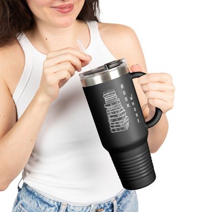 Book Whore 40oz Insulated Travel Mug