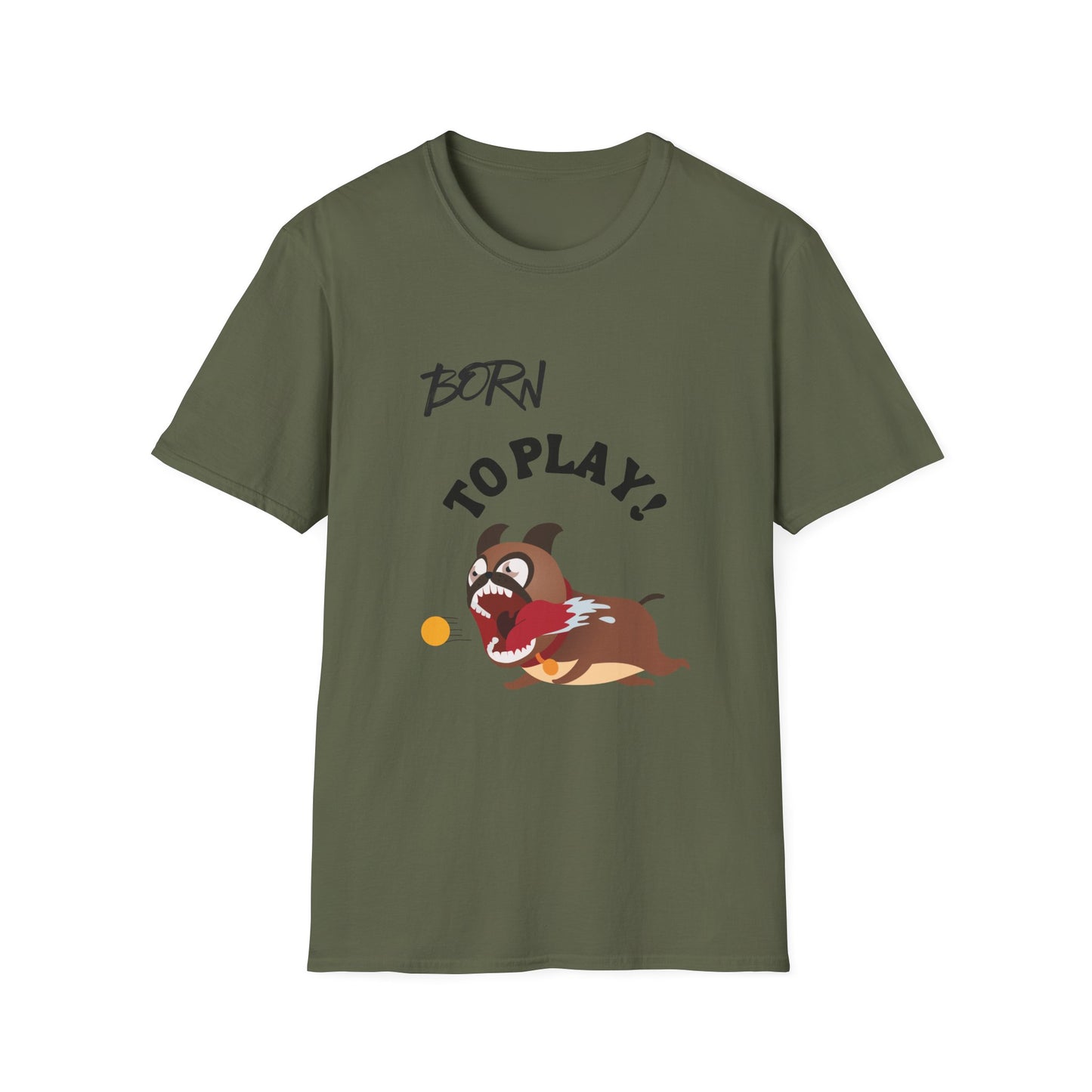 Born to Play Dog T-Shirt -- Pup Life Design