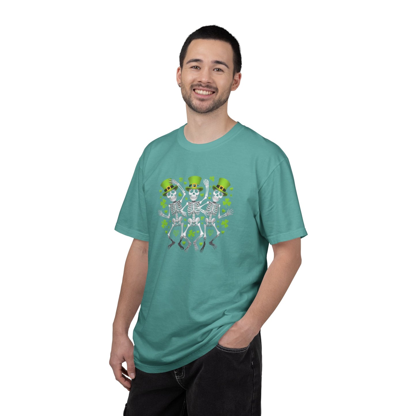 St. Patrick's Day Dancing Skeletons T-Shirt