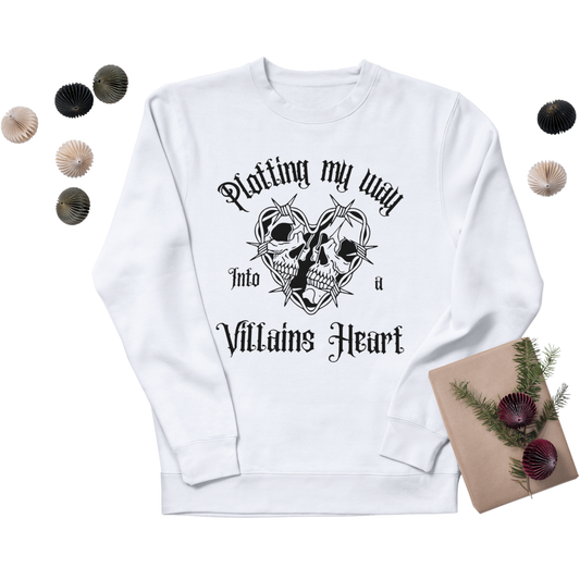 Plotting My Way Into a Villain's Heart Crewneck Sweatshirt