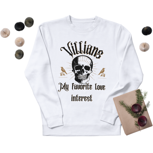 Villians My Favorite Love Interest Crewneck Sweatshirt